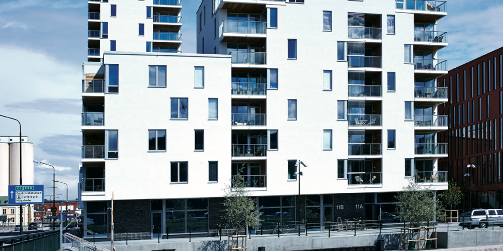Passivhus vid Malmö Live (Brf Tenoren och Brf Sopranen)